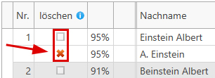 Excel, doppelte Adressen