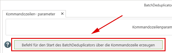 Kommandozeilenparameter erzeugen