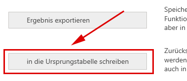 in die Ursprungsdatei schreiben